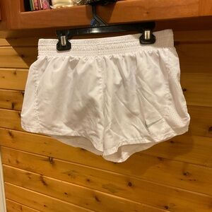 White Nike Athletic Shorts